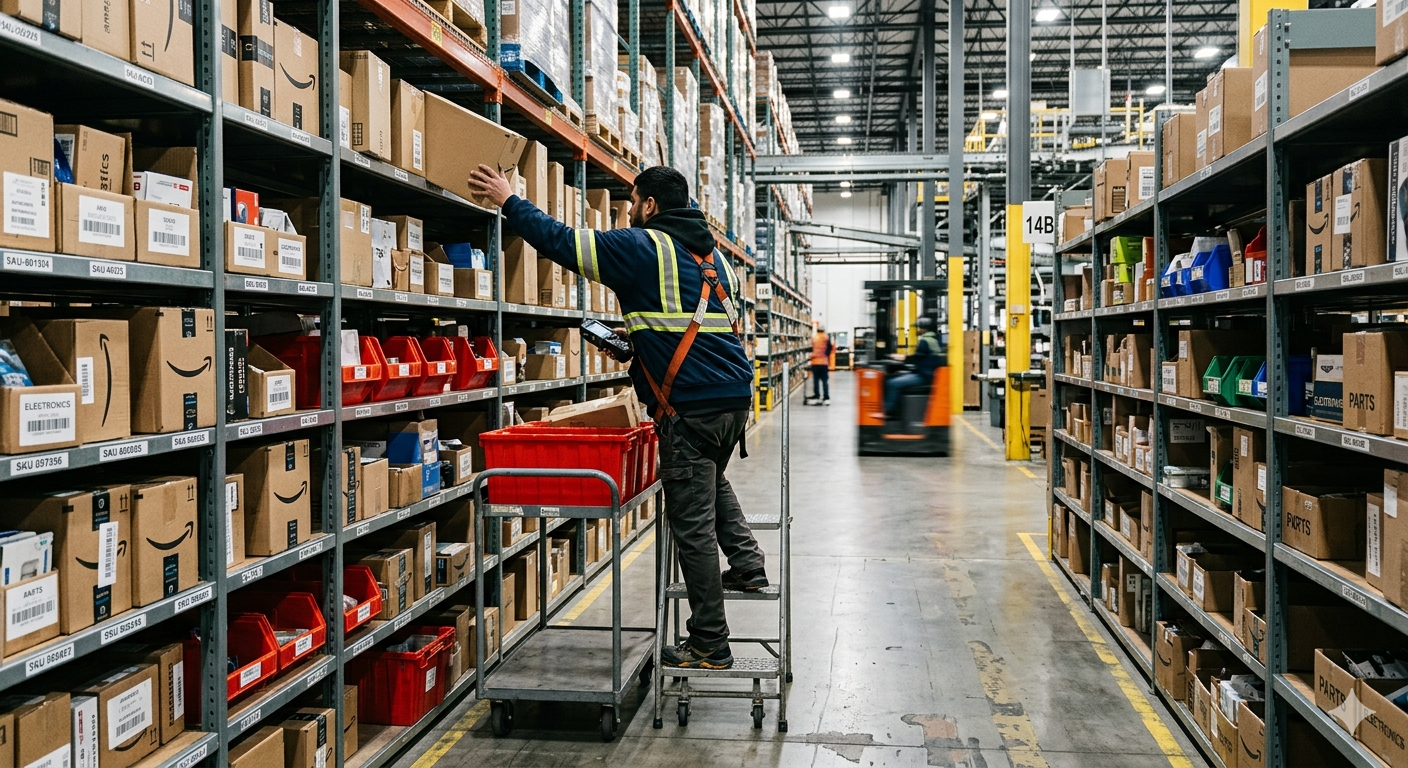 Looplijnen en werkstromen optimaliseren in een klein magazijn